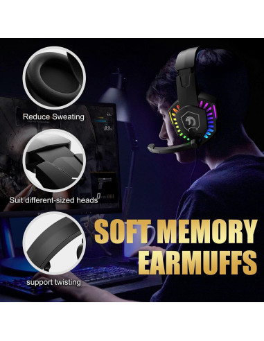 Combo Gaming Mamba Snake Teclado, Ratón y Auriculares RGB