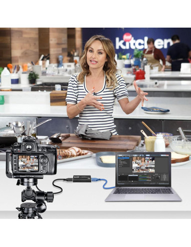 Tarjeta de Captura HDMI 4K Dcyfol 1080p 60fps USB para Juegos