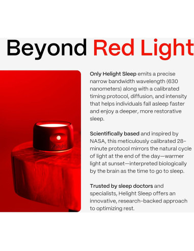 Lámpara de Luz Roja Helight para Dormir 630nm Compacta