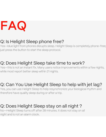 Lámpara de Luz Roja Helight para Dormir 630nm Compacta