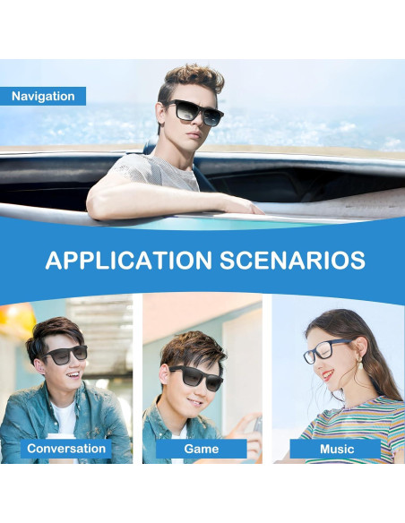 Gafas de Sol RERBO W3 con Audio Bluetooth y Protección UV Gafas de Sol RERBO W3 con Audio Bluetooth y Protección UV