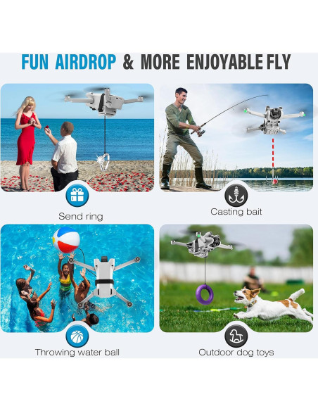 Sistema de Airdrop FLYDrone Mini 3 Pro para Drones DJI