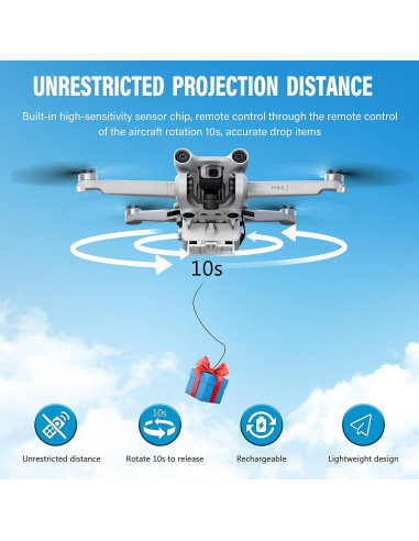 Sistema de Airdrop FLYDrone Mini 3 Pro para Drones DJI