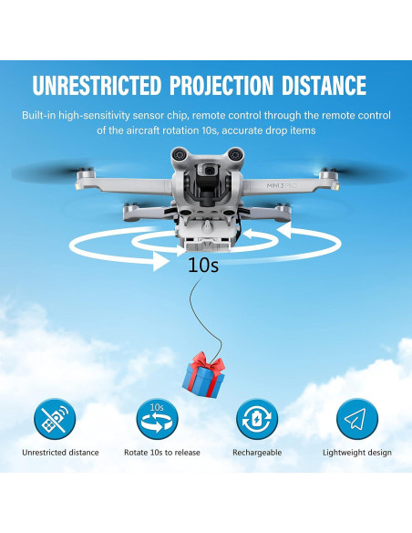Sistema de Airdrop FLYDrone Mini 3 Pro para Drones DJI