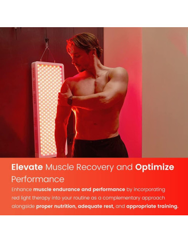 Panel de Luz Roja Bestqool Pro300 300 LEDs Alivio Dolor