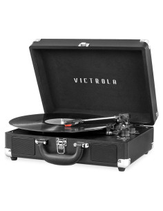 Reproductor de Discos Victrola VSC-550BT-BLK Bluetooth 3 Velocidades