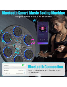 Máquina de Boxeo Musical Xezacoi con Guantes y Bluetooth 2