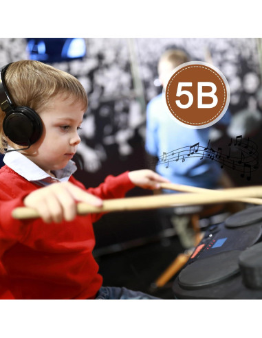 24 Pares Palillos de Batería 5B Madera de Arce 40,64 cm