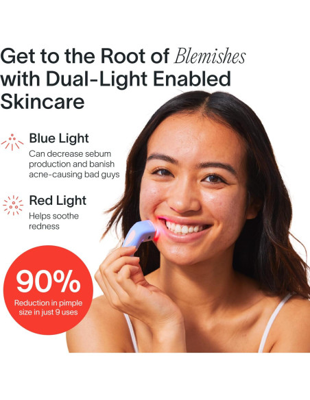 Dispositivo de Cuidado Facial Solawave | Terapia Luz Roja y Azul Dispositivo de Cuidado Facial Solawave | Terapia Luz Roja y Azul