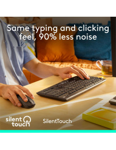 Logitech MK295 Combo Inalámbrico Teclado y Ratón SilentTouch 2