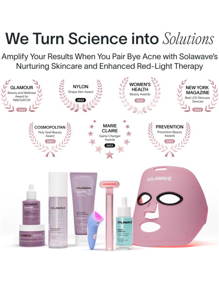 Dispositivo de Cuidado Facial Solawave | Terapia Luz Roja y Azul Dispositivo de Cuidado Facial Solawave | Terapia Luz Roja y Azul