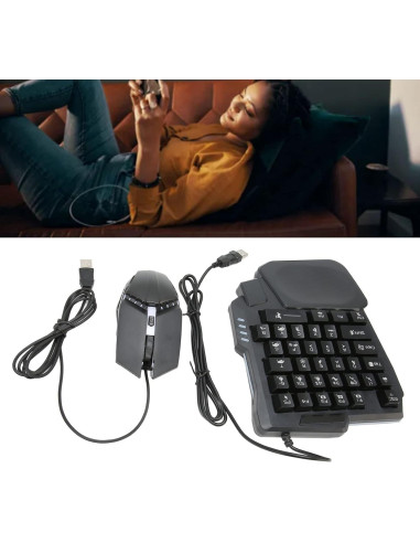 Combo de Teclado y Ratón Bewinner K13 4 en 1 para Juegos