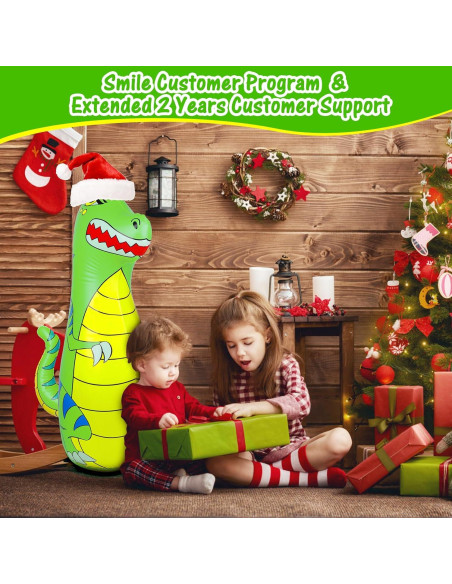 Saco de Boxeo Inflable EQARD DKL01 Dinosaurio 119.9 cm