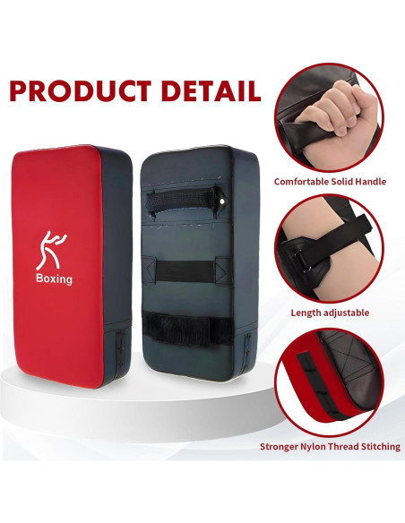 Pad de Entrenamiento LuiceABC 3068 Rojo para Artes Marciales