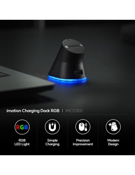 Dock de Carga RGB Logitech G PRO X Superlight - Carga Inalámbrica