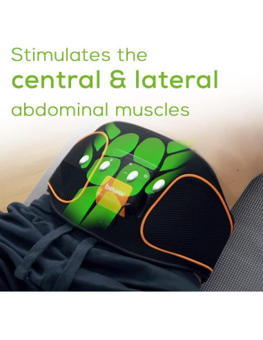 Cinturón Tonificador Beurer EM37 para Abs con 40 Niveles