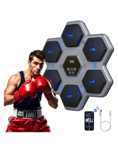 Máquina de Boxeo Musical BOMMETER SPID00002 con Guantes