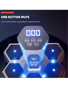 Máquina de Boxeo Musical BOMMETER SPID00002 con Guantes 2