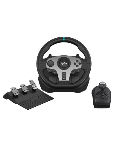 Volante de Juego PXN V9 con Pedales y Palanca de Cambios