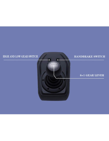 Volante de Juego PXN V9 con Pedales y Palanca de Cambios