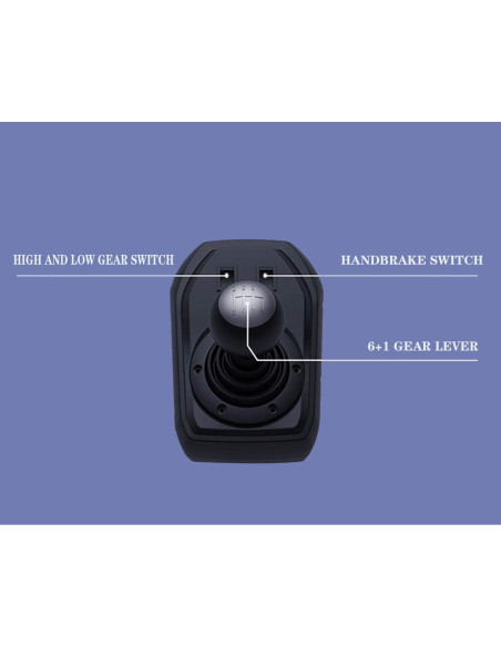 Volante de Juego PXN V9 con Pedales y Palanca de Cambios