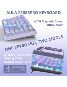 Teclado Mecánico AULA F2088 Pro RGB 108 Teclas USB 2
