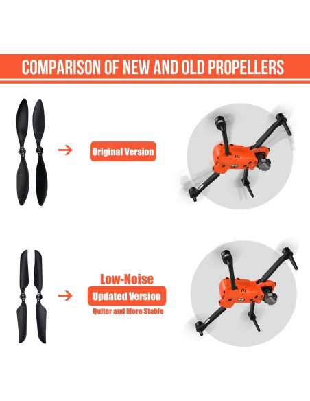 Hélices Autel EVO 2 Bajo Ruido 100% Originales (1 Par)