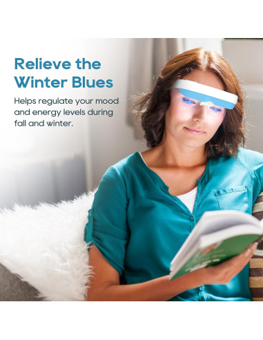 Gafas de Terapia de Luz VanBoLon 12.7x20.3cm Brillo Ajustable