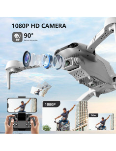 Dron Plegable DRONEEYE F10 con Cámara HD 1080P y Control App 2
