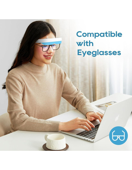 Gafas de Terapia de Luz VanBoLon 12.7x20.3cm Brillo Ajustable