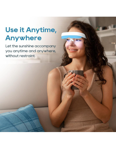 Gafas de Terapia de Luz VanBoLon 12.7x20.3cm Brillo Ajustable
