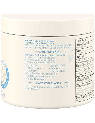 Bálsamo Aveeno para Eczema 311g Sin Fragancia Hipoalergénico