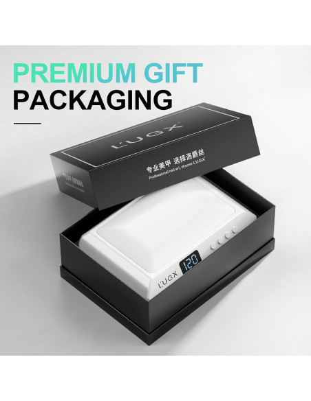 Lámpara UV LED L'UGX 72W para Uñas con Almohadilla