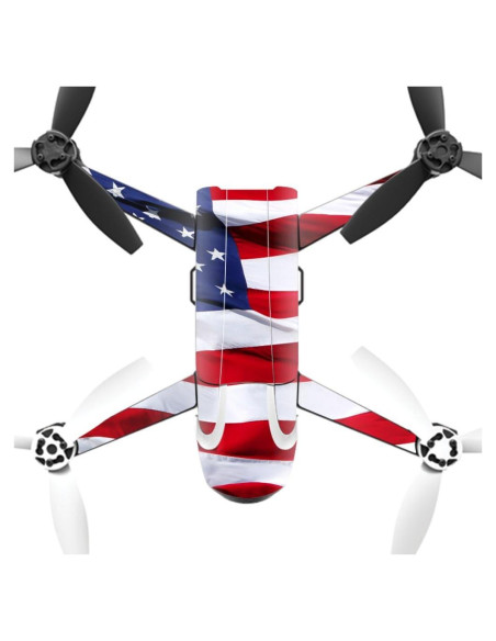 MightySkins Piel para Dron Parrot Bebop 2 - Bandera USA