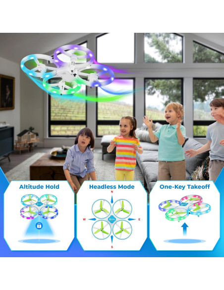Drone Mini Contixo TD1 para Niños - LED, 16 min Vuelo