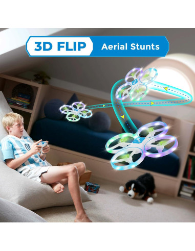 Drone Mini Contixo TD1 para Niños - LED, 16 min Vuelo