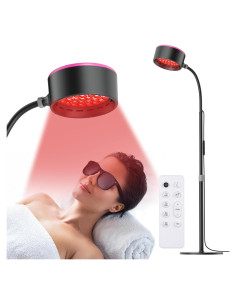 Lámpara de Terapia de Luz Roja Caromolly 2 en 1 Ajustable