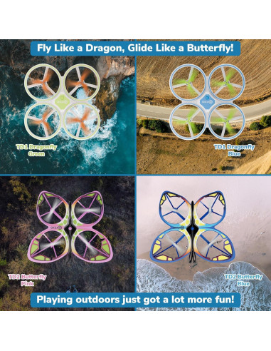 Drone Mini Contixo TD1 para Niños - LED, 16 min Vuelo