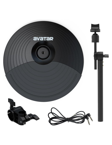 Cymbal de doble zona 10 cm HXW con choke y accesorios