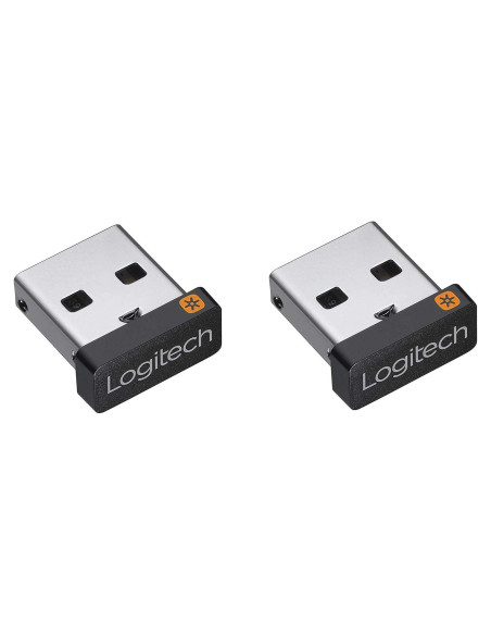 Receptor Unificado USB Logitech - Paquete de 2 Adaptadores
