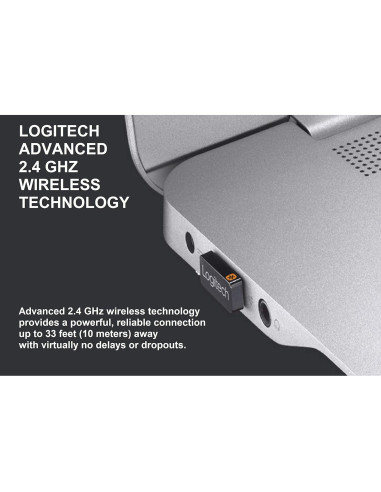 Receptor Unificado USB Logitech - Paquete de 2 Adaptadores