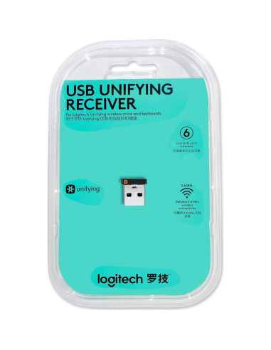Receptor Unificado USB Logitech - Paquete de 2 Adaptadores