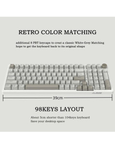 Teclado Mecánico Ajazz AK992 Retroiluminado USB 98 Teclas 2