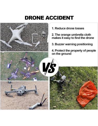 Paracaídas Manti 3 Plus para Drones DJI - Seguridad Rápida