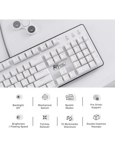 Teclado Mecánico RK ROYAL KLUDGE RK920 Retroiluminado 2