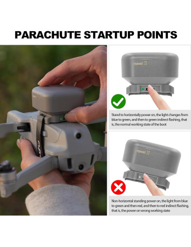 Paracaídas Manti 3 Plus para Drones DJI - Seguridad Rápida