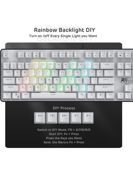 Teclado Mecánico RK ROYAL KLUDGE RK920 Retroiluminado