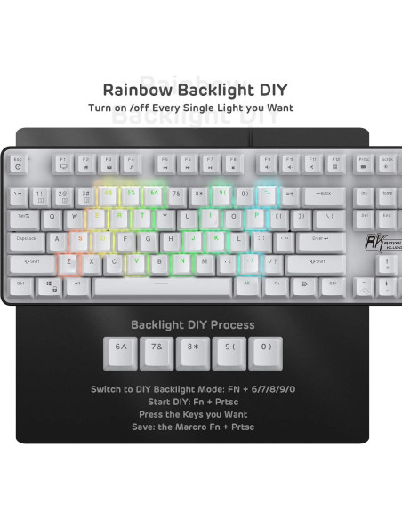 Teclado Mecánico RK ROYAL KLUDGE RK920 Retroiluminado