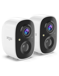 Cámara Dzees Inalámbrica 2K con Alarma y Visión Nocturna