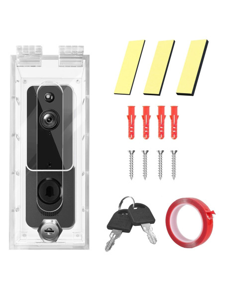 Soporte de timbre de video Groword antirrobo 14x5.5 cm